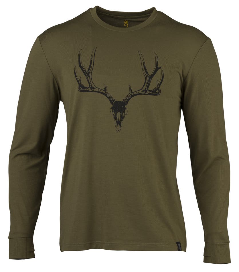 Browning Camp Long Sleeve T-Shirt - Mule Deer