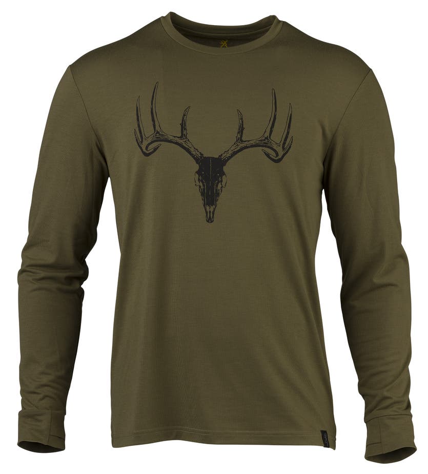 Browning Camp Long Sleeve T-Shirt - Whitetail