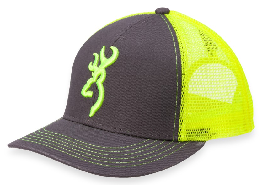 Flashback Cap - Charcoal/Neon Green