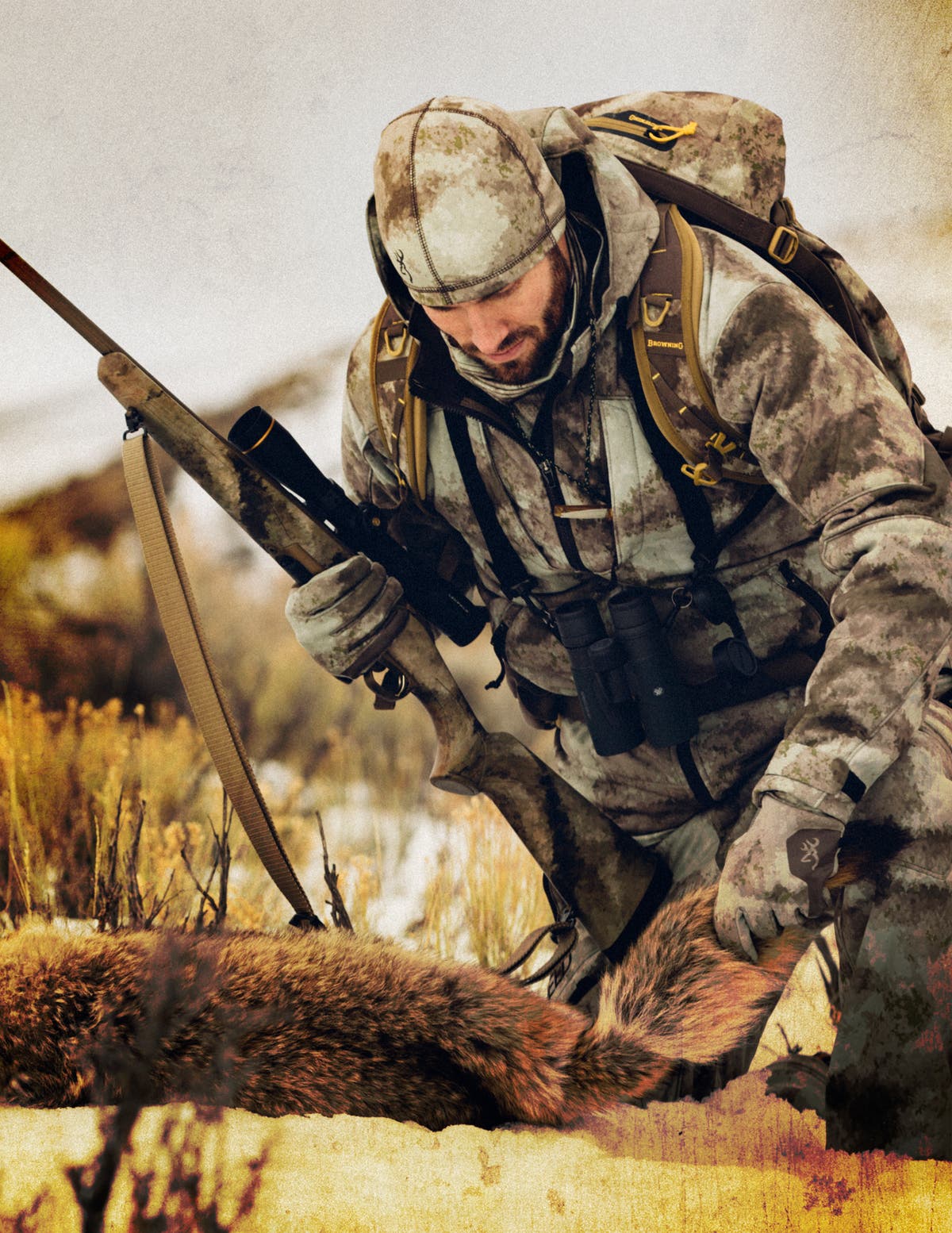 X-Bolt bolt action rifle Coyote Hunting