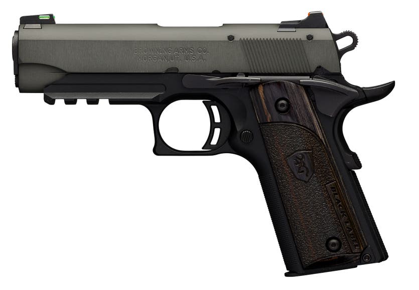 1911-22 Black Label Gray Compact with Rail
