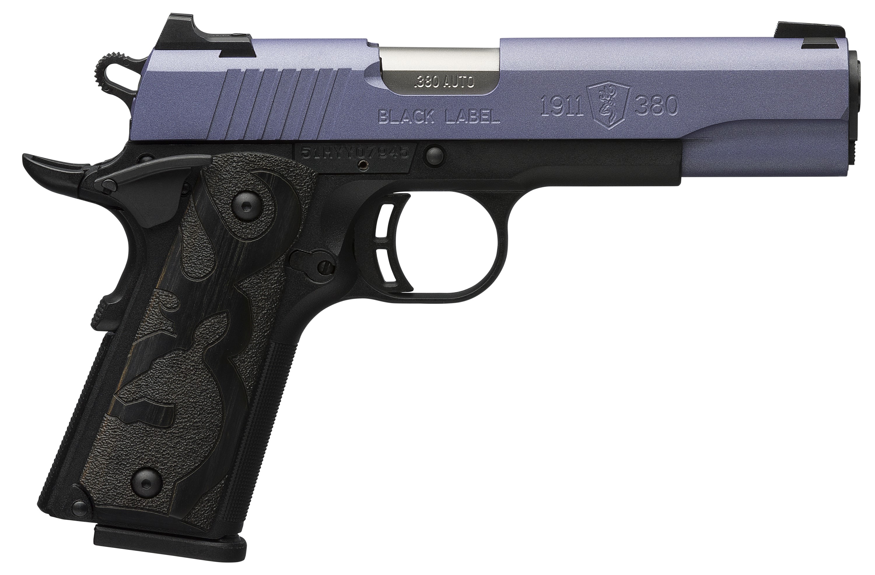 1911-380 Black Label Crushed Orchid Full Size