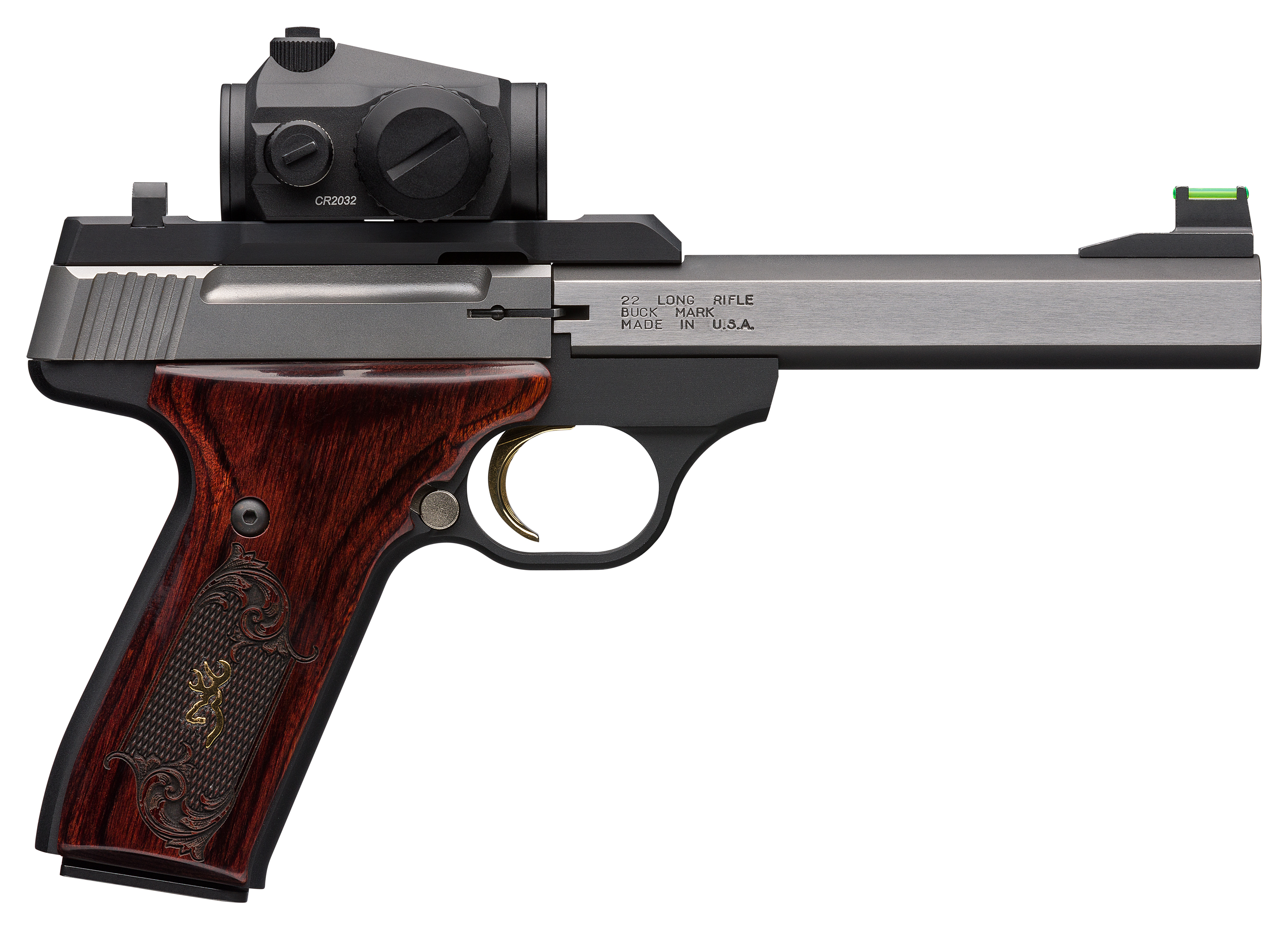 Buck Mark Medallion Rosewood Vortex Red Dot 22 LR Pistol