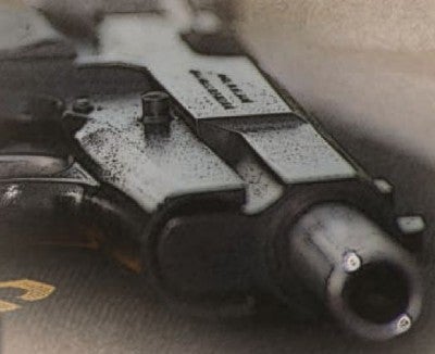 Hi-Power Pistol detail of muzzle