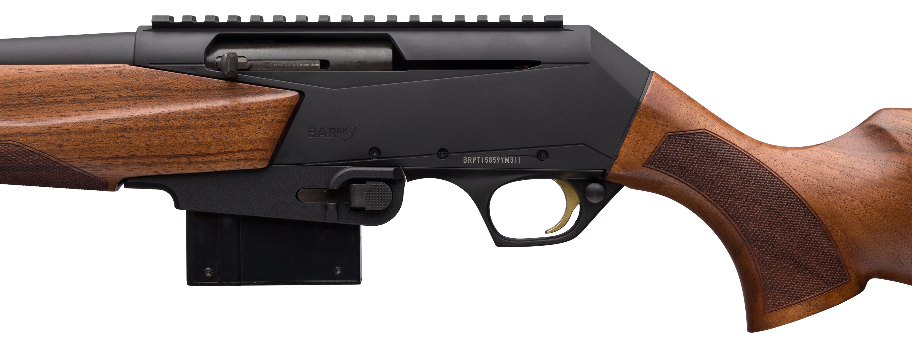 Bar Mk 3 Dbm Wood Left Hand Semi Auto Rifle Browning