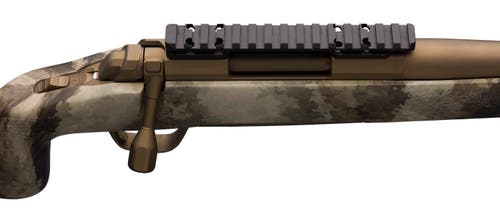 Picatinny rail on X-Bolt Hell's Canyon Long Range McMillan rifle