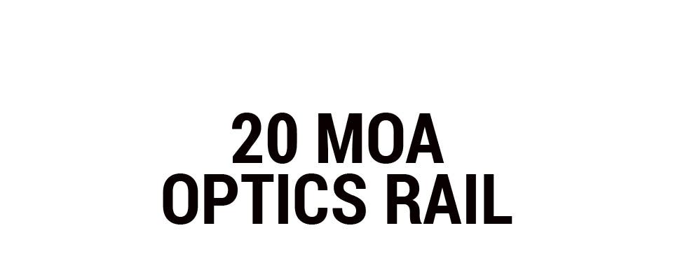 20 MOA Optics Rail