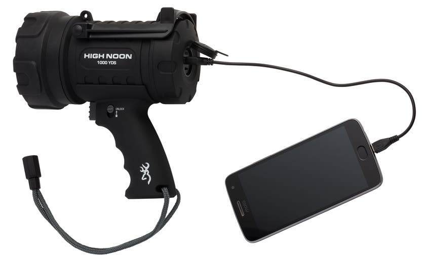 High Noon Pro USB Rechargeable Spotlight with Wide Angle Plus