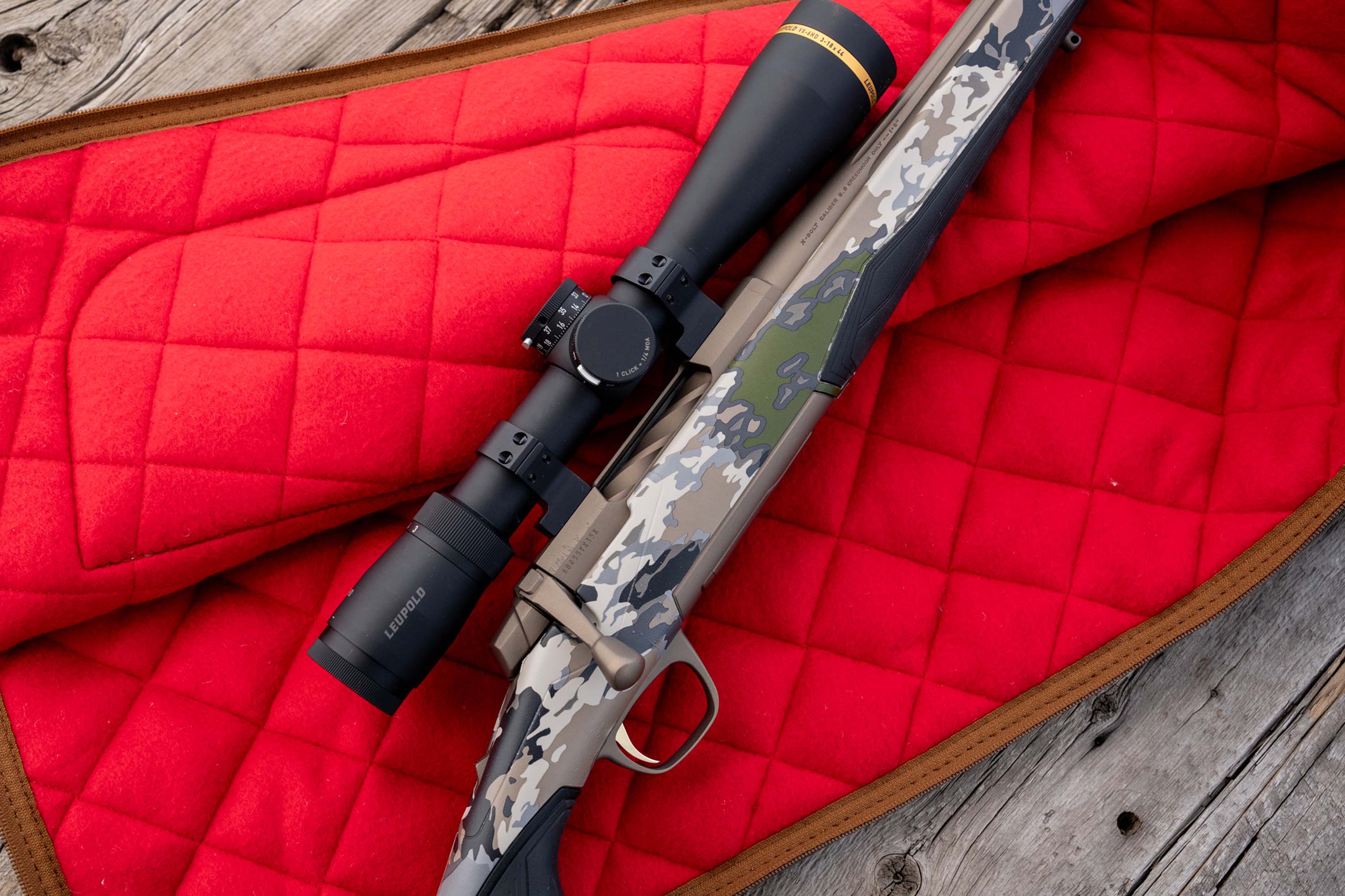 Lona Canvas Leather Rifle Case Browning