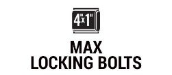 4x1"  Max Locking Bolts