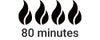 80 minutes of fire protection