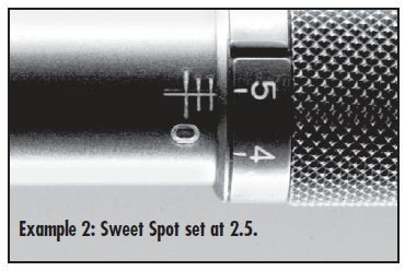 Browning Boss Sweet Spot Chart