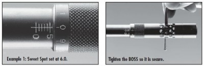 Boss Muzzle Brake Sweet Spot Chart