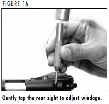 Sight Adjustment Figure 16
