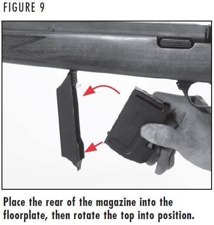A-Bolt Shotgun Attaching Magazine Floorplate Figure 9