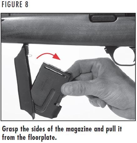 A-Bolt Shotgun Removing Magazine Floorplate Figure 8