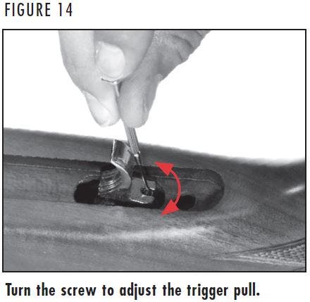 BPS Shotgun Trigger Adjustment Screw Figure 14