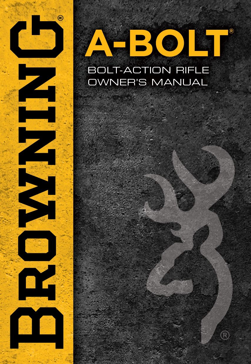 Browning A-Bolt Rifle Owner's Manual