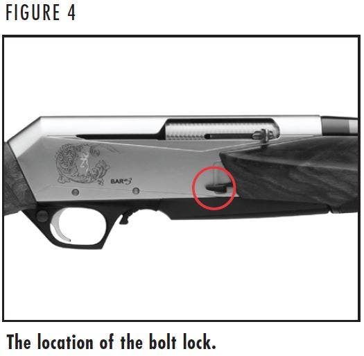 BAR MK 3 Rifle Bolt Lock Figure 4
