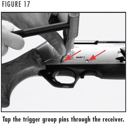 BAR MK 3 Trigger Group Pins Figure 17