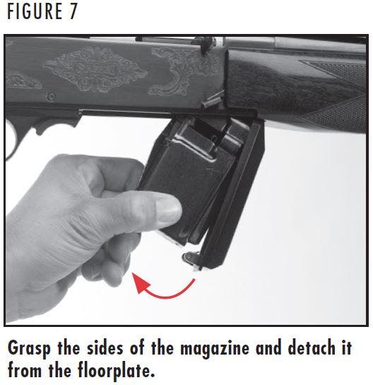 BAR Rifle Removing Magazine from Floorplate Figure 7