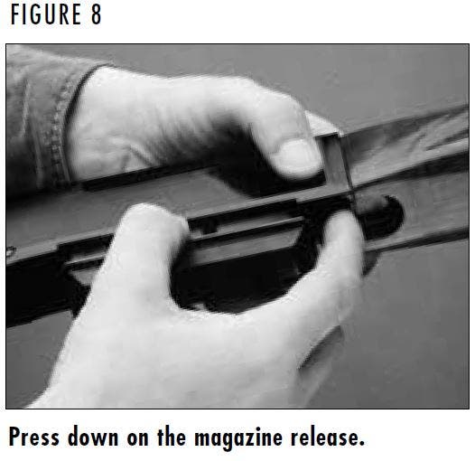 BLR Rifle Magazine Release Figure 8
