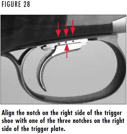 BT-99 Trigger Adjustment Figure 28