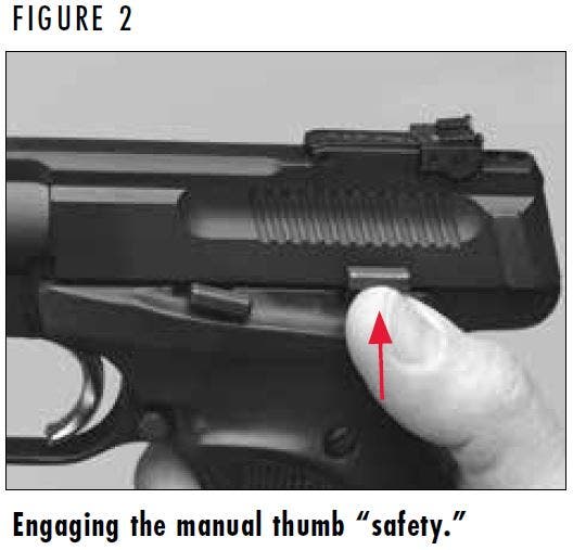 Buckmark Thumb Safety Figure 1
