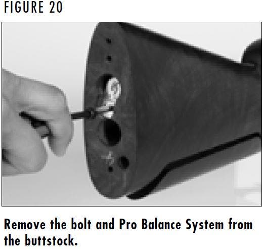 Citori 725 Shotgun Removing Pro Balance System Figure 20