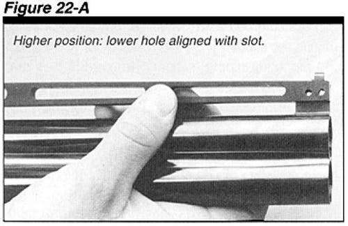 Citori Plus Shotgun Changing the Rib Figure 22A