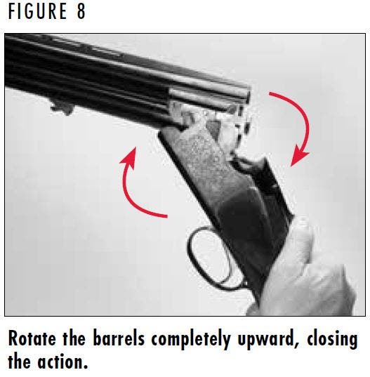 Citori Shotgun Closing the Action Figure 8