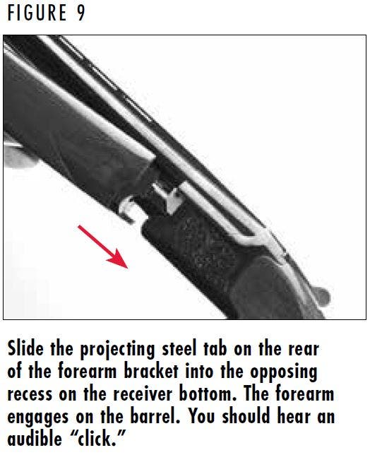 Citori Shotgun Forearm Assembly Figure 9