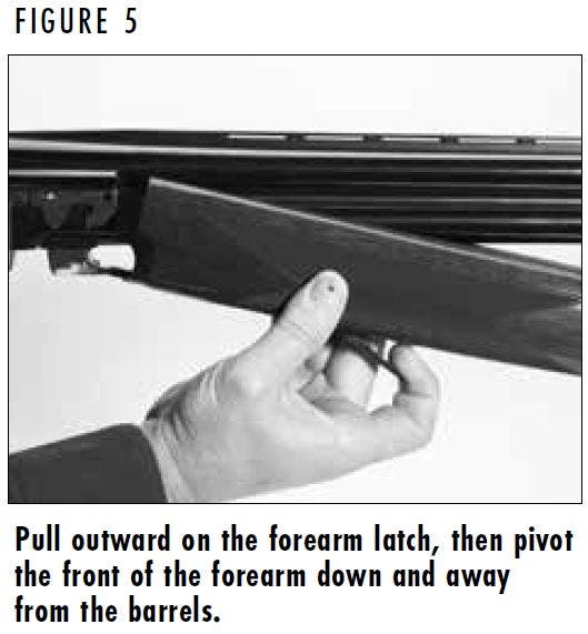 Citori Shotgun Forearm Latch Figure 5