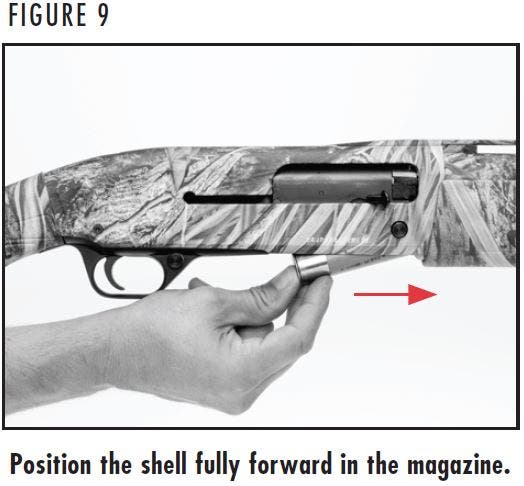 Gold Light 10 Shotgun Loading the Magazine Figure 9