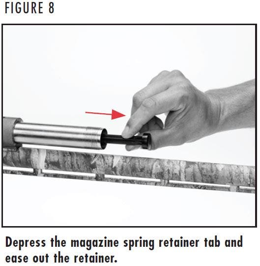 Gold Light 10 Shotgun Magazine Spring and Plug Figure 8