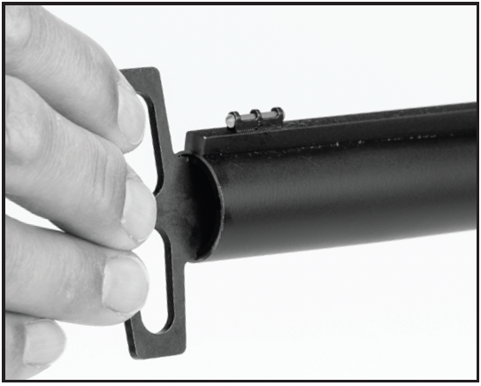 Use the choke tube T-Wrench to remove and install the choke tube in the barrel.
