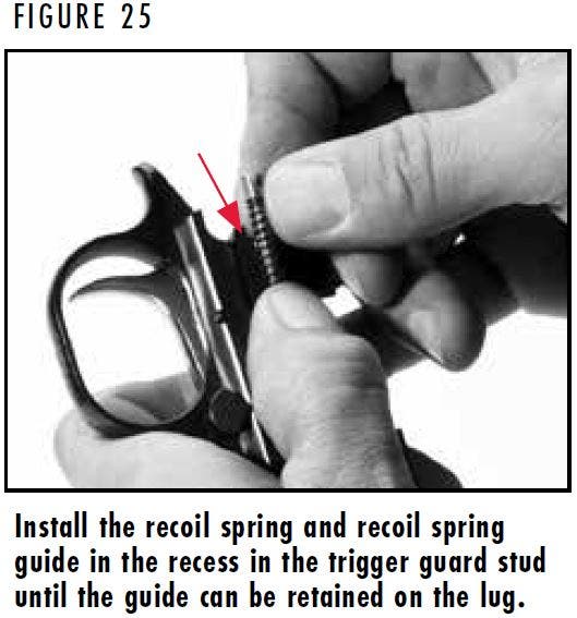 SA-22 Rifle Recoil Spring and Guide Figure 25