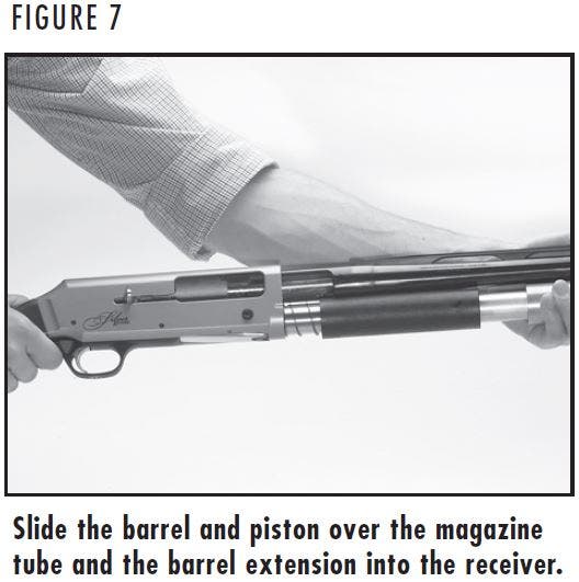 Silver Shotgun Receiver Assembly Figure 7