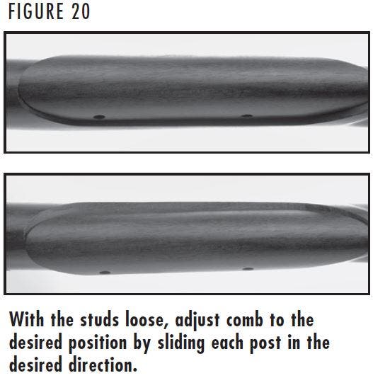 Silver Shotgun Comb Adjustment Figure 20
