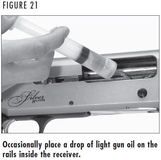 Silver Shotgun Oil Application Spots Figure 21