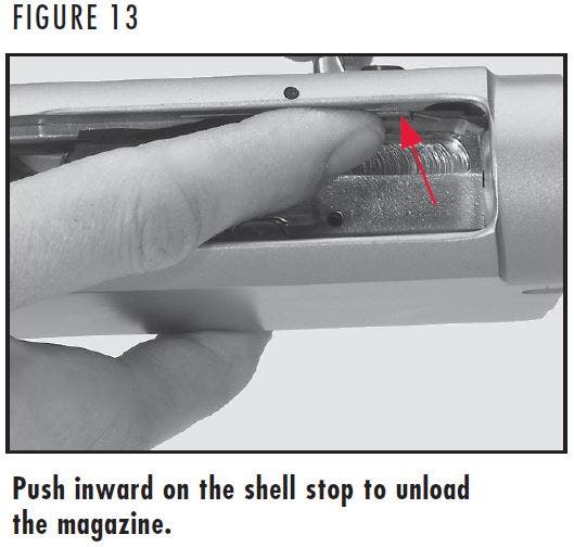 Silver Shotgun Unloading through the Magazine Figure 13