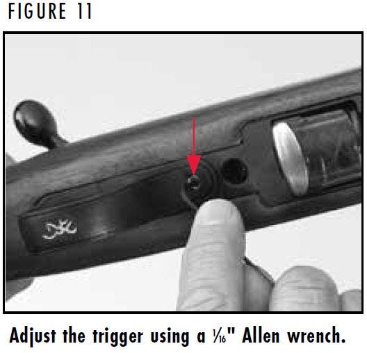 T-Bolt Trigger Adjustment Figure 11