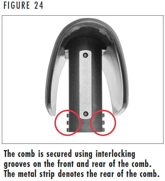 X-Bolt 2 Comb Interlocking Grooves Figure 24